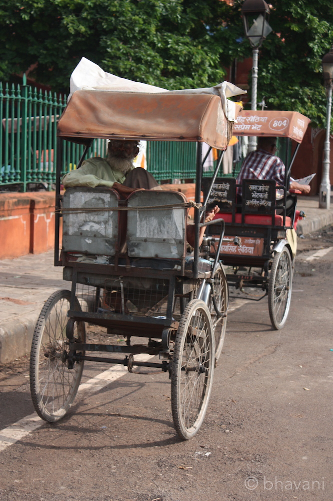 Cycle rickshaw in Jaipur