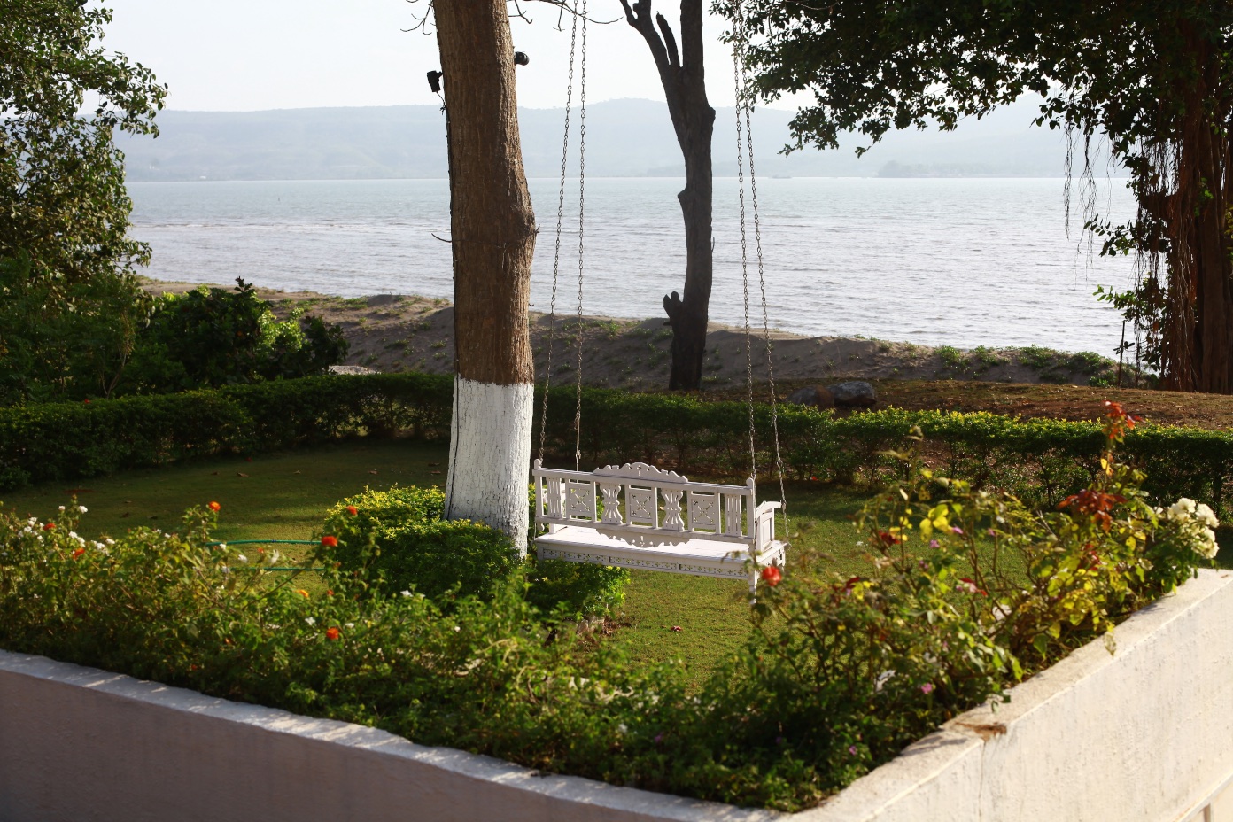 Enjoy your best friend's company at this beachfront villa in Murud