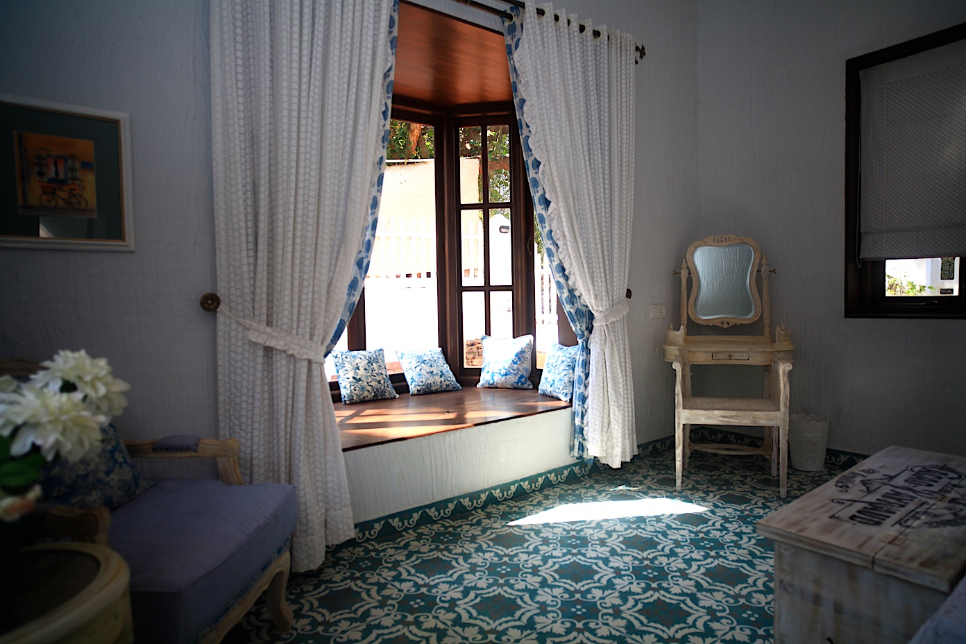 Imagine sitting by this window at Inner Temple in North Goa and reading your favorite book for hours!