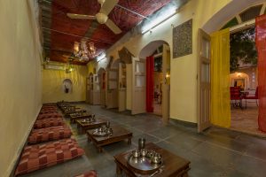 Dining, Traditional, Indian Heritage, Home-stay, Rajasthan, Jaipur, Jaipura Garh, Royal, Palace, Haveli, 200-year-old mansion