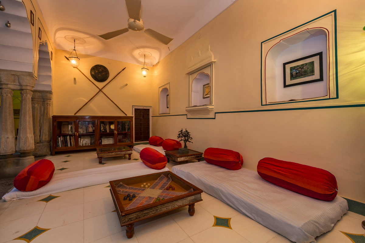Jaipura Garh, Jaipur, Rajasthan, 200-year-old palatial mansion, Heritage Homes Across India, checkers, lounge, boutique, ancient, traditional, heritage home-stay, boutique