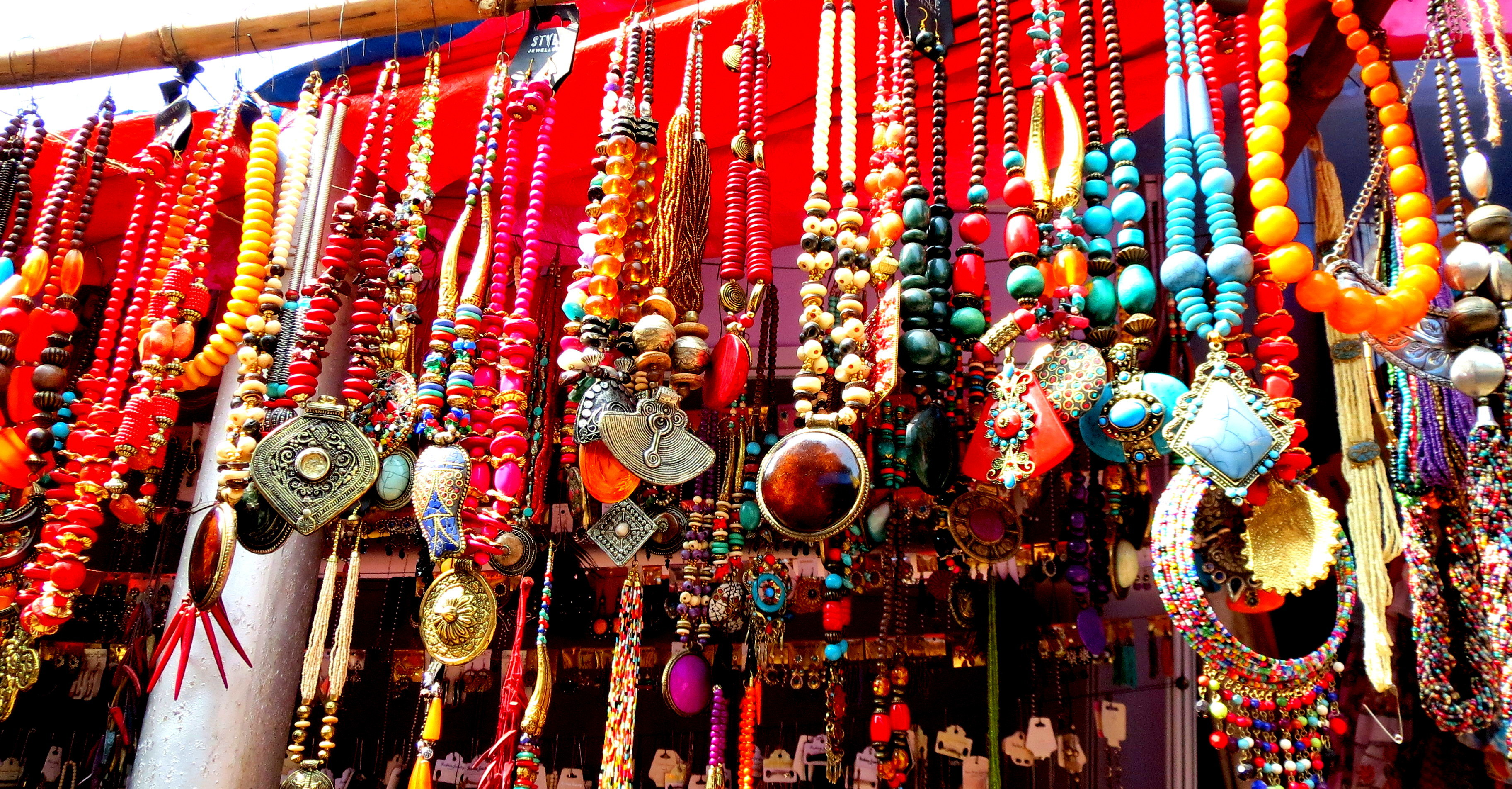 Jewellery, Street Shopping, Street market, Colourful