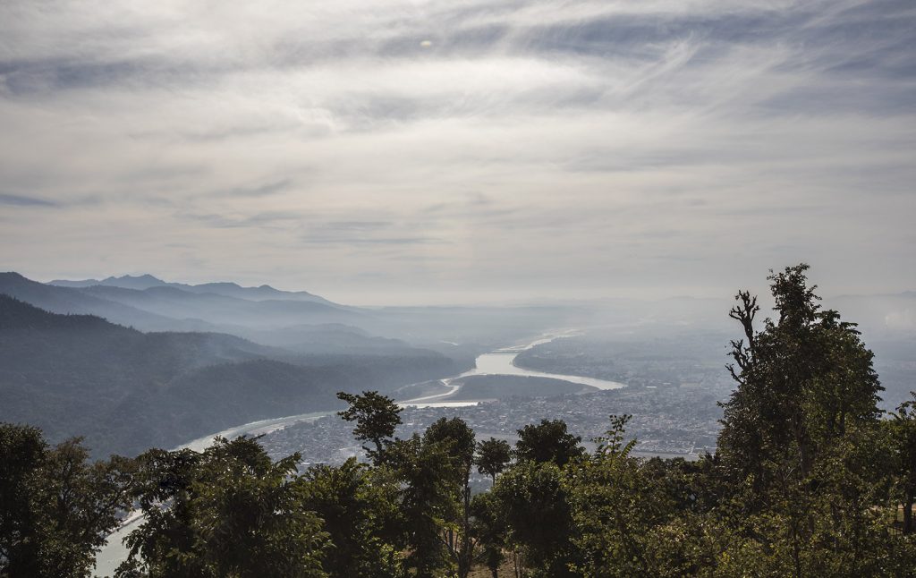 Villa overlooking the Ganga valley