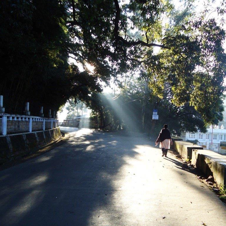 Walking in Shillong