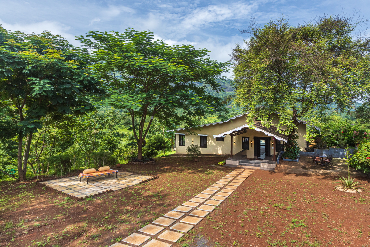 SaffronStays Sanvina Farm, Karjat