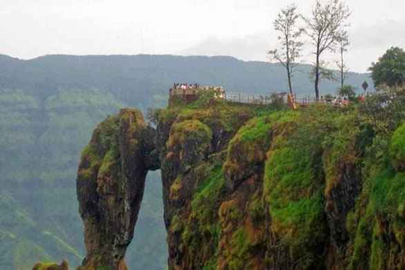 Elephant's Head Point in Mahabaleshwar, Maharashtra